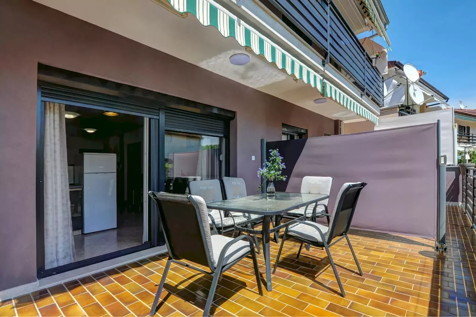 Kajfes A5 - One Bedroom Apartment with Terrace-Terrace