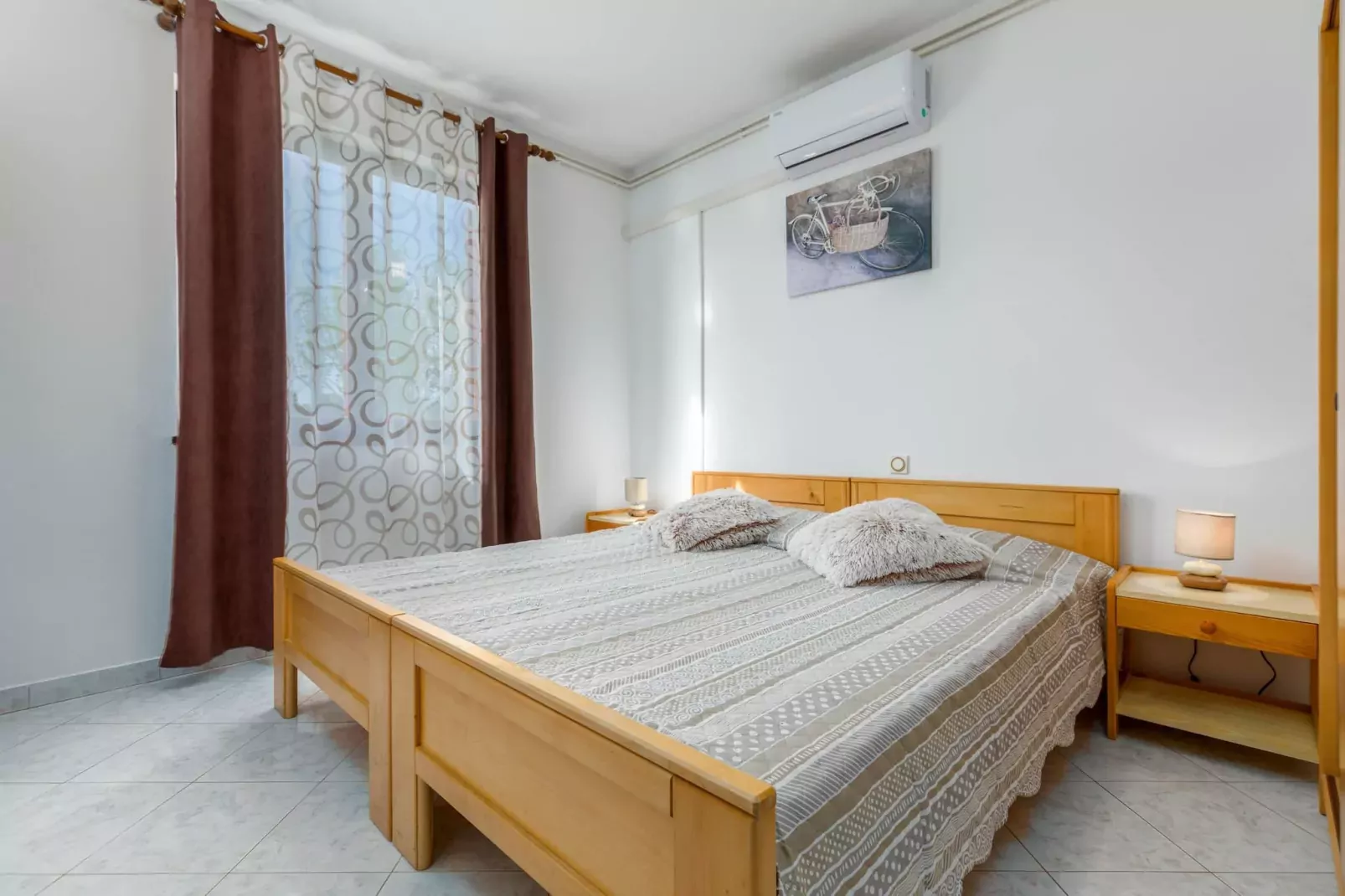 Kajfes A4 - One Bedroom Apartment with Terrace-Schlafzimmer