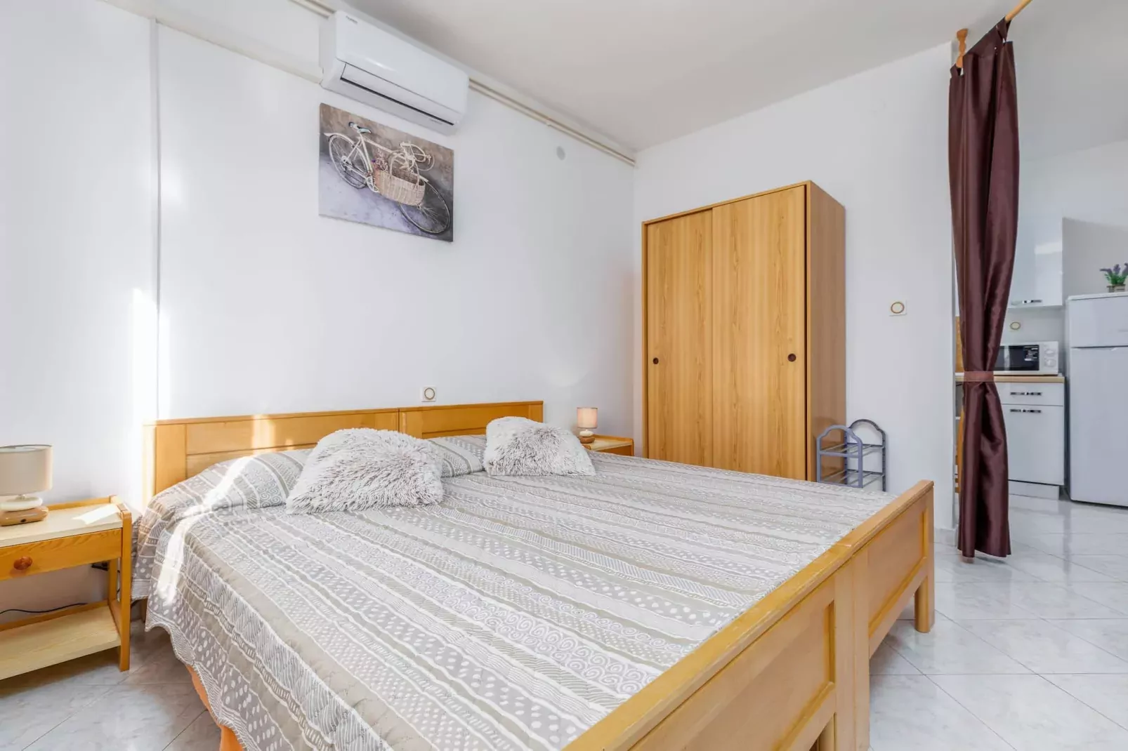 Kajfes A4 - One Bedroom Apartment with Terrace-Schlafzimmer