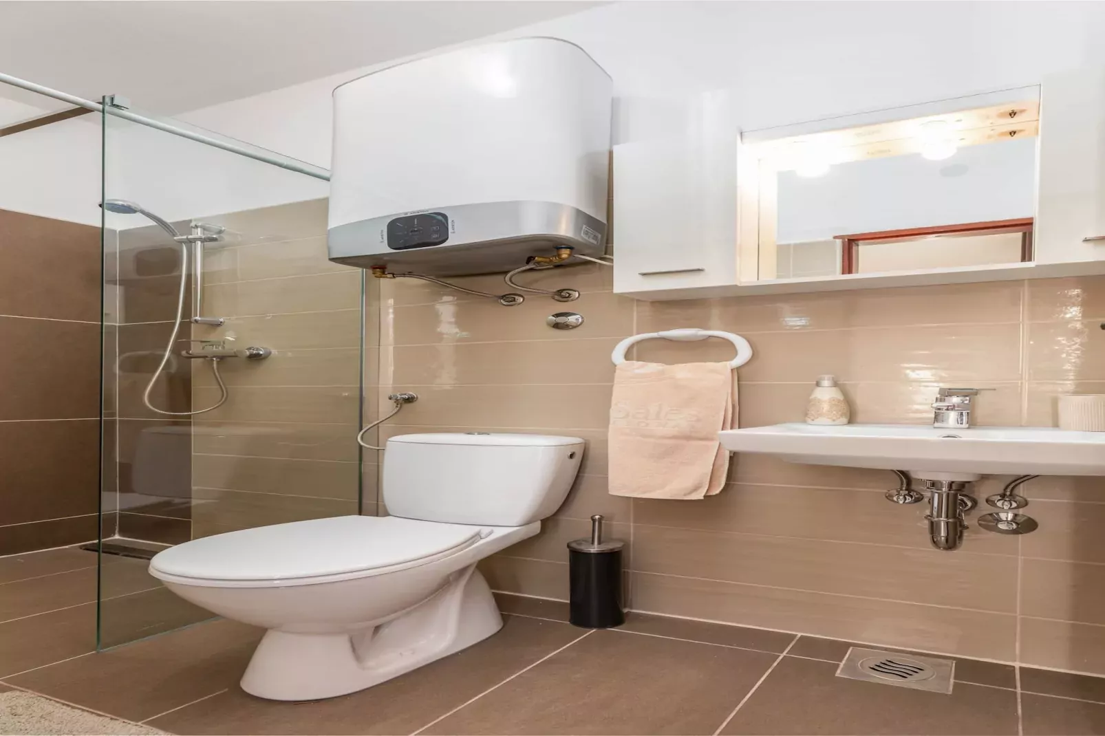 Kajfes A4 - One Bedroom Apartment with Terrace-Badezimmer