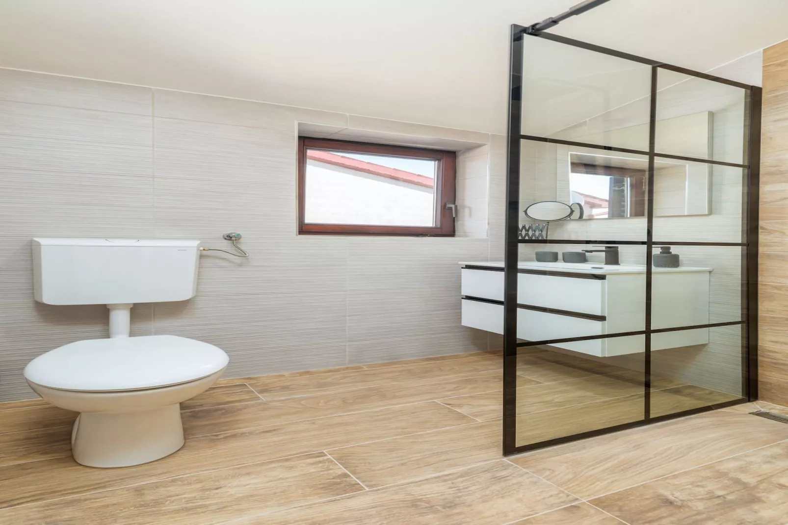 Marceta Double Room - Pool and Big Garden-Badezimmer