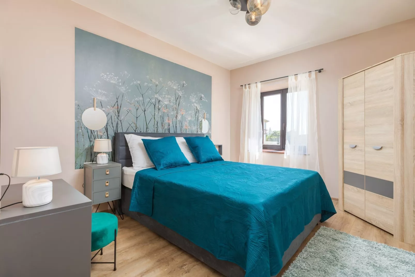 Marceta Apartment 1 - Pool and Big Garden-Schlafzimmer