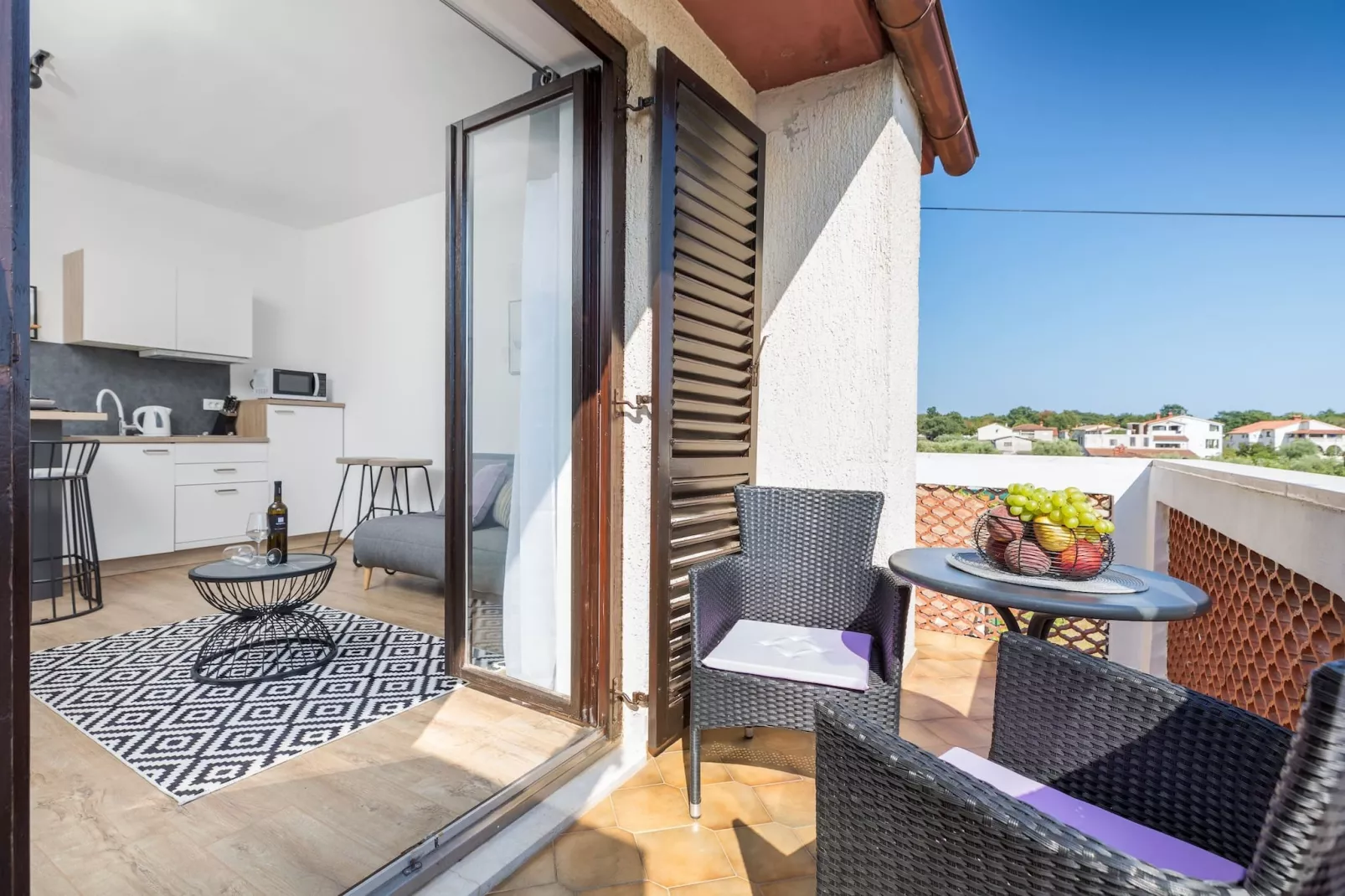 Marceta Apartment 4 - Pool and Big Garden-Terrace balcony