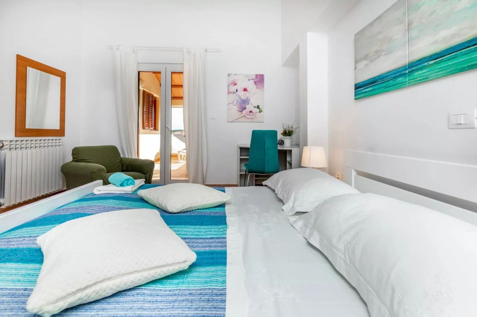 Apt. C - Flower Garden by M&A-Bedroom