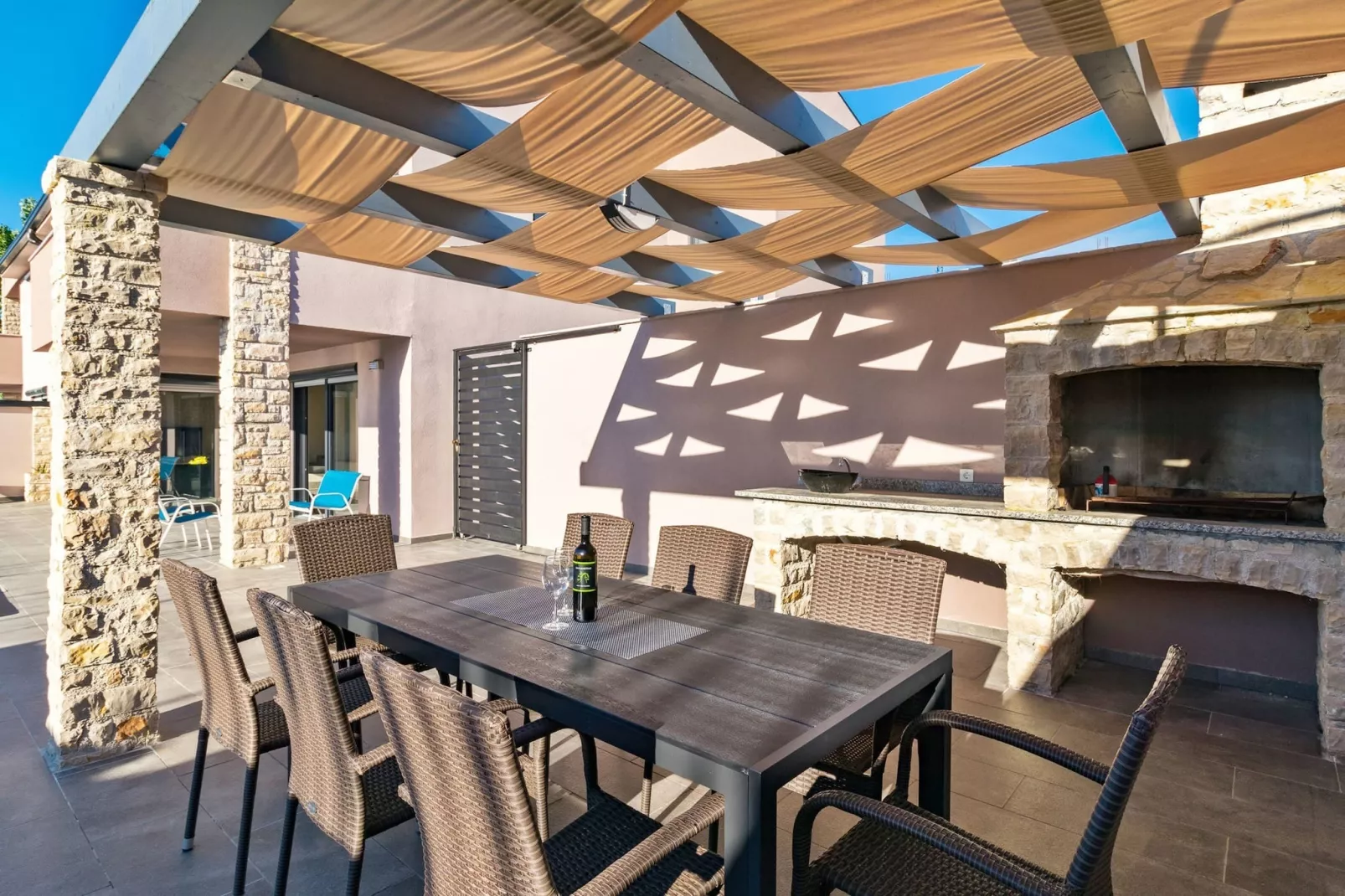 Beautiful Villa Philippo with Pool (publish)-Terrace