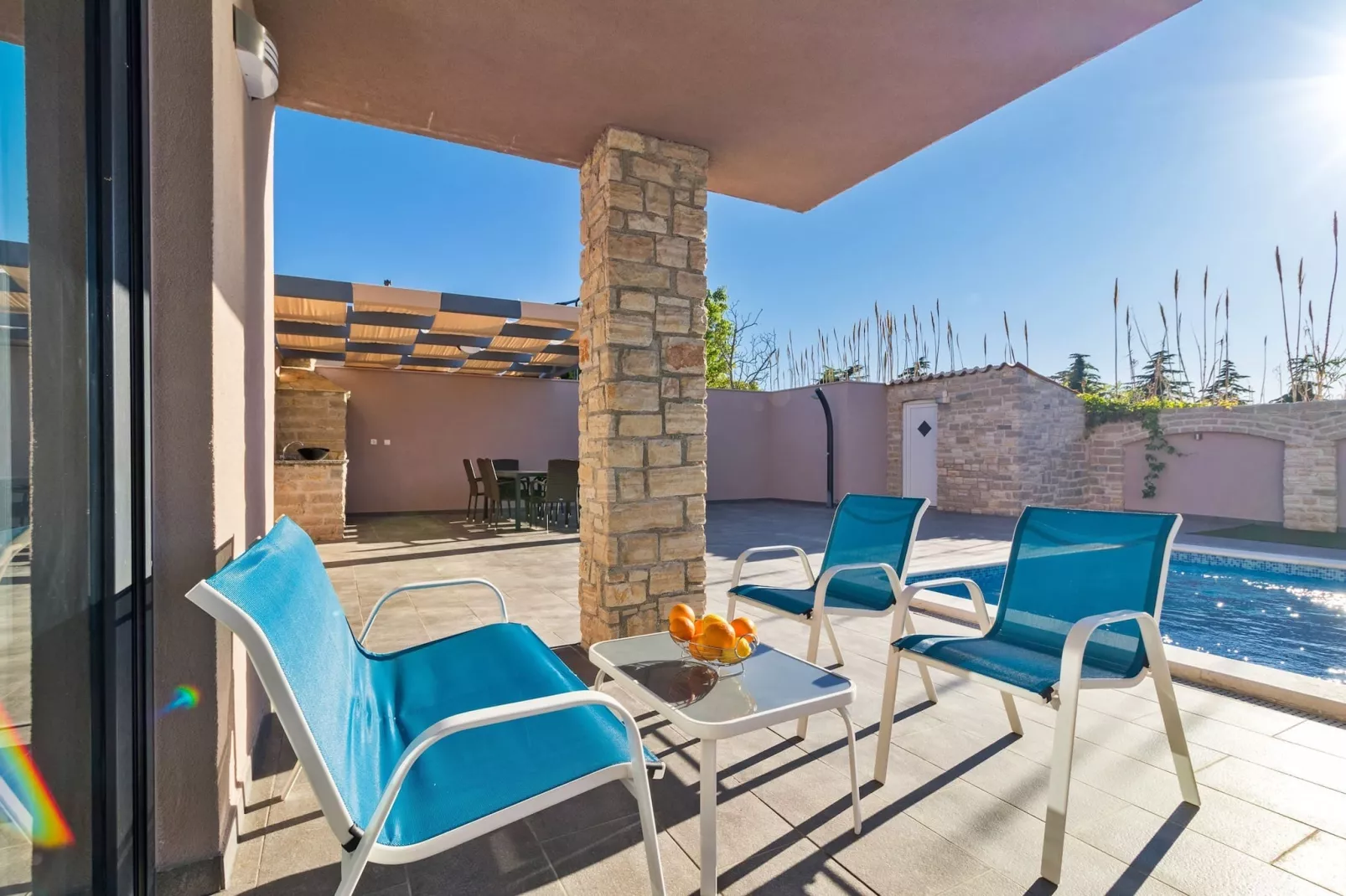 Beautiful Villa Philippo with Pool (publish)-Terrace