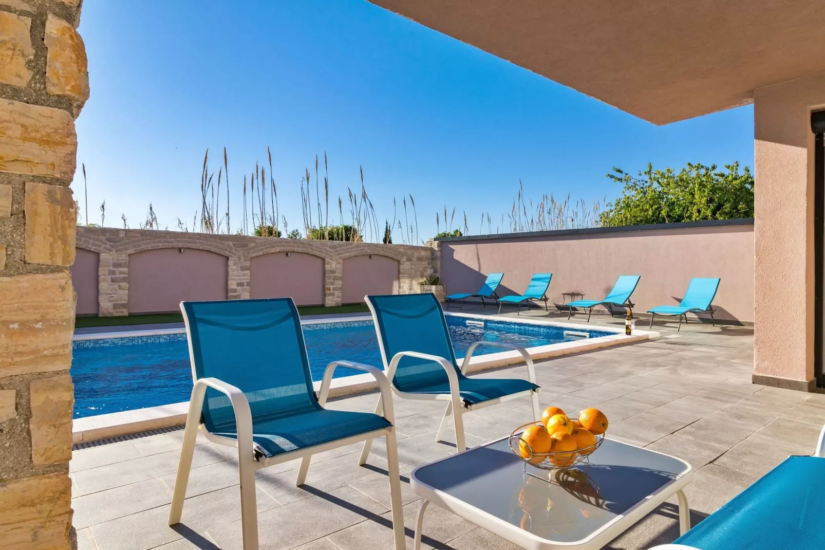 Beautiful Villa Philippo with Pool (publish)-Terrace