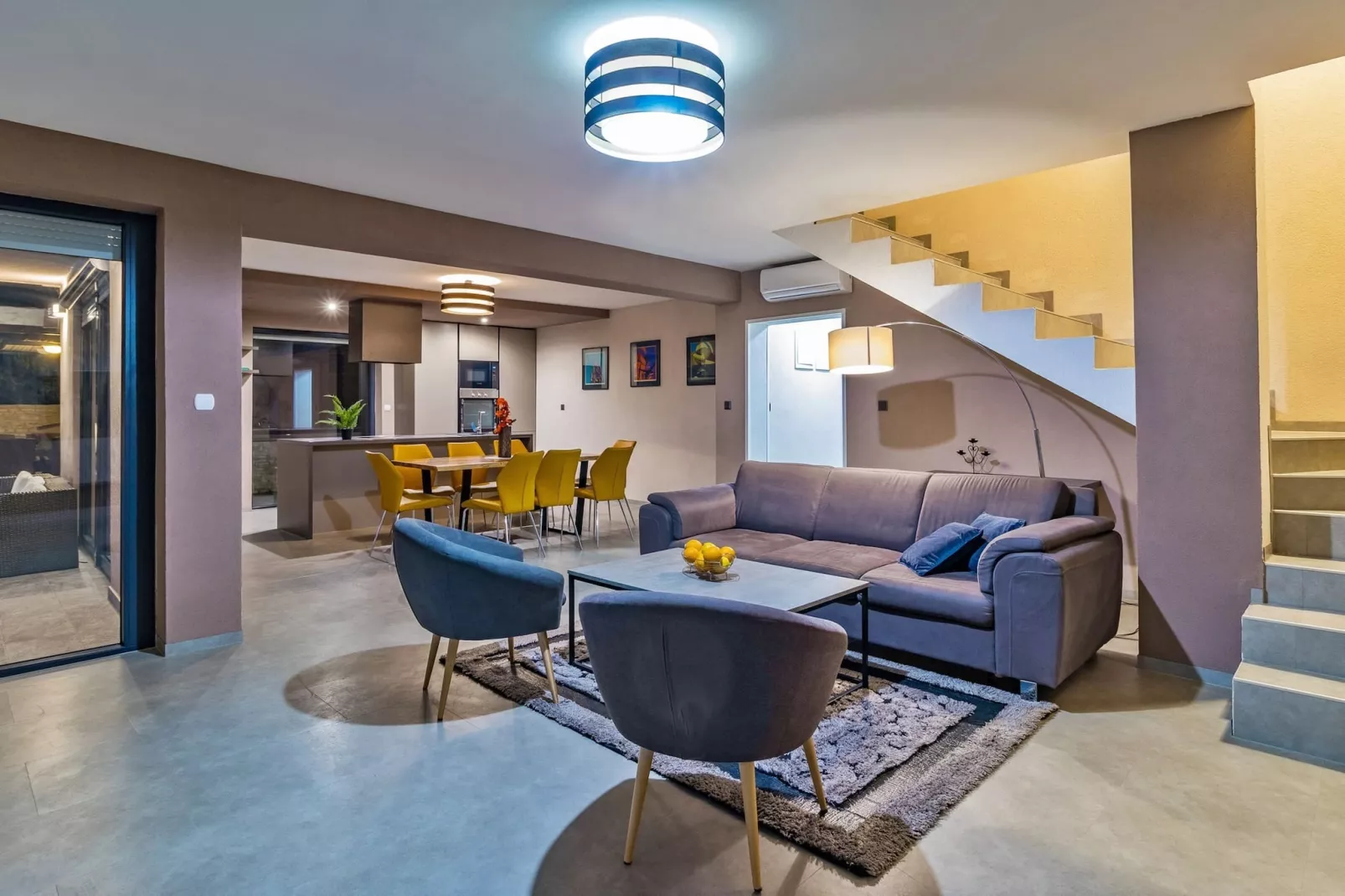Beautiful Villa Nika with Pool-Living room
