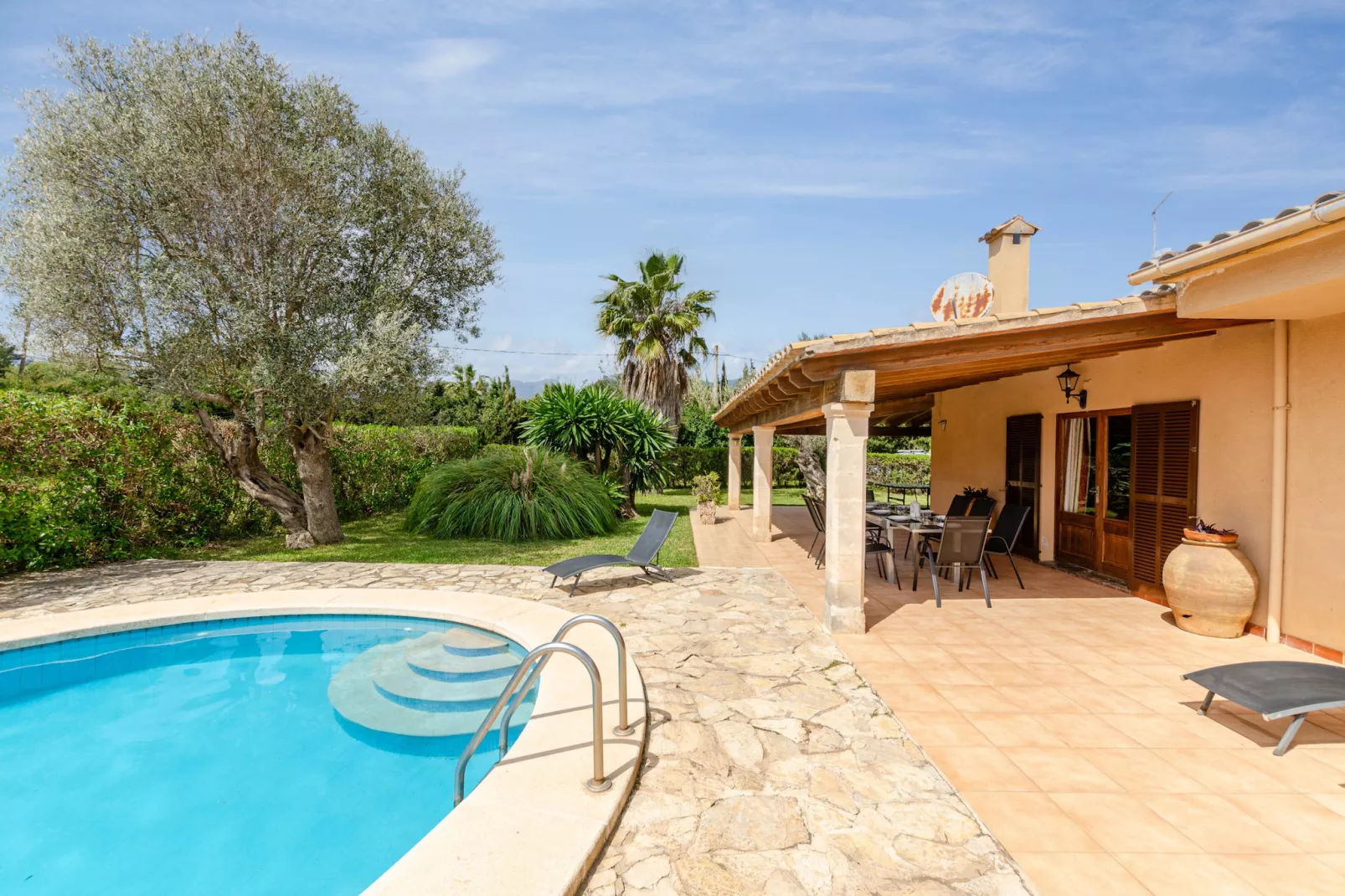 Finca en Pollença con piscina y barbacoa, Escandeu-Pool