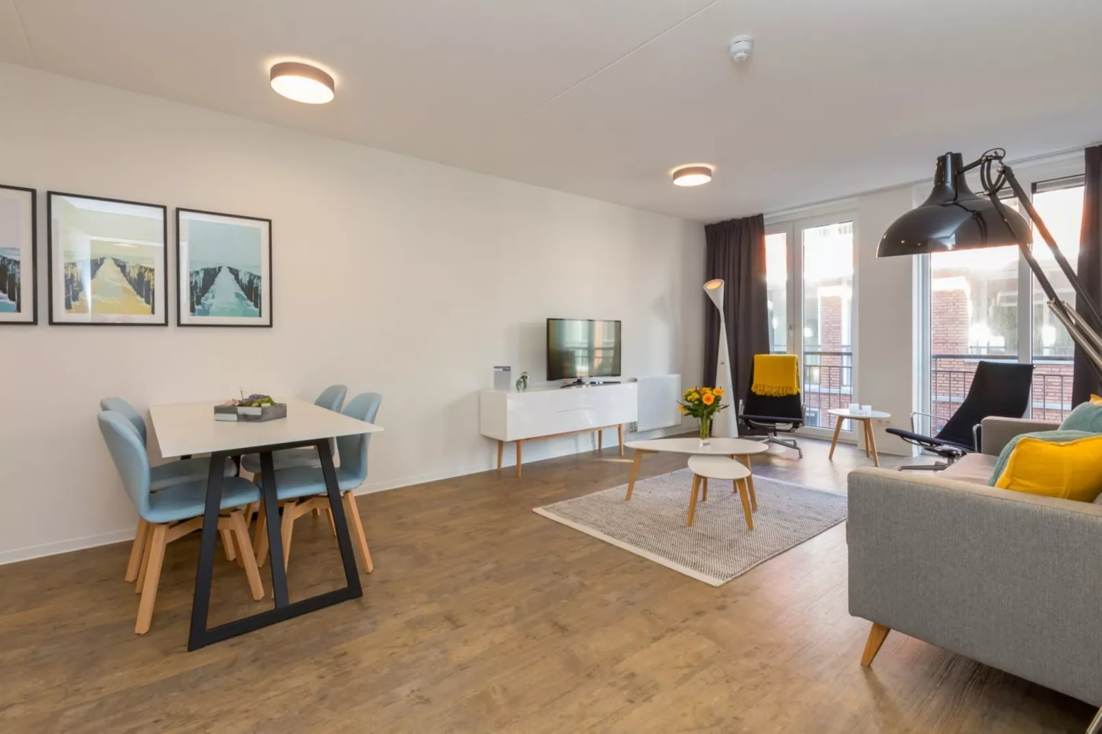 Aparthotel Zoutelande - Luxe 3-persoons comfort appartement-Living room