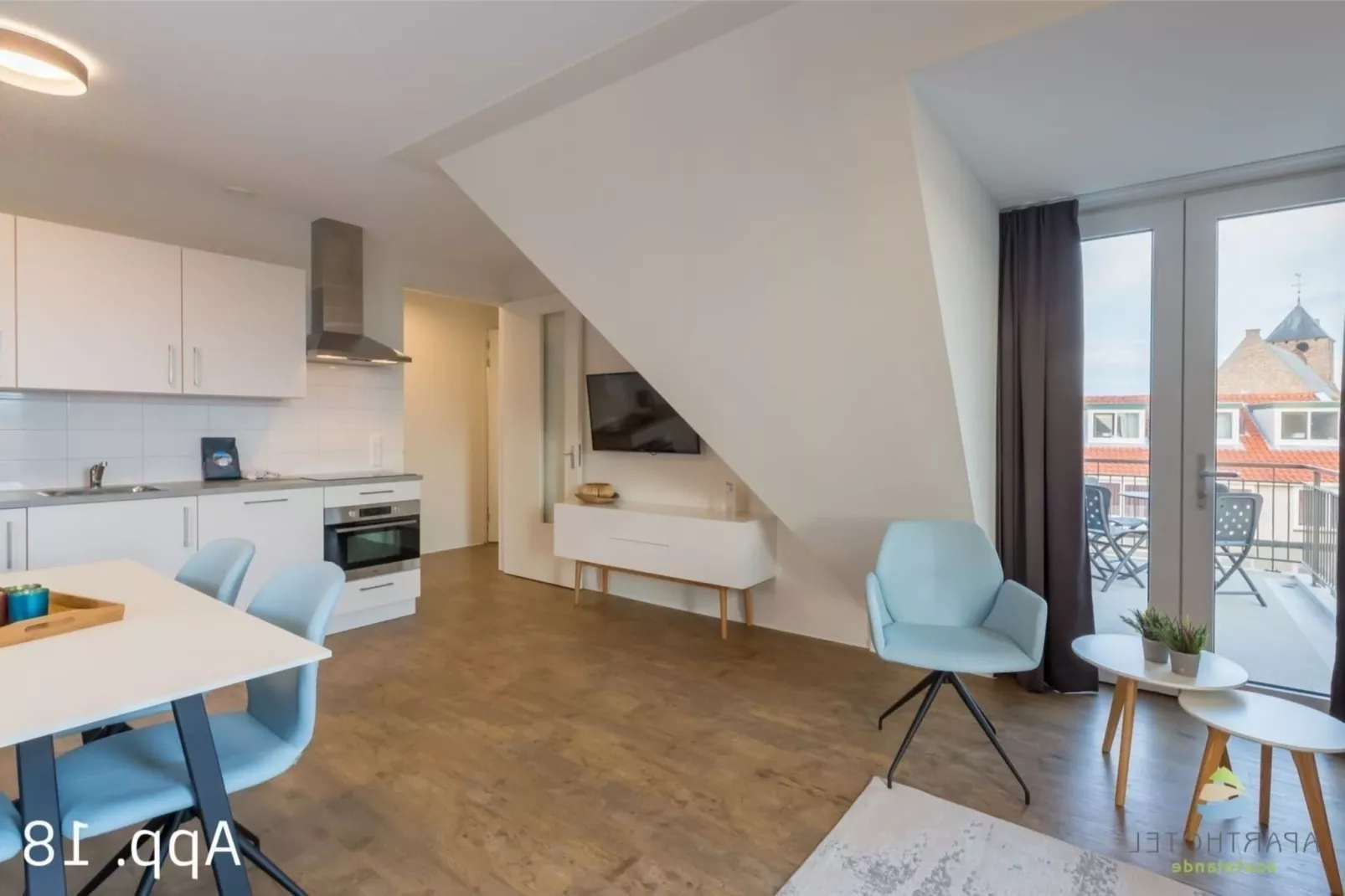 Aparthotel Zoutelande - 6 pers luxe appartement huisdier-Living room