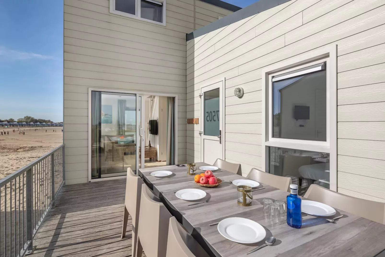 Vakantiepark Beach Resort 22-Balcon-terrasse