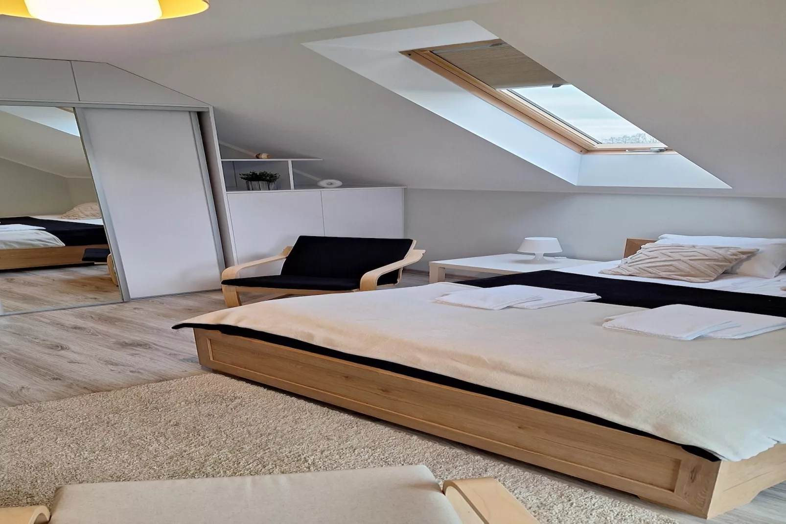 Komfortowy apartament z basenem i ogrodem dla 6 osób w Stepniczce-Bedroom