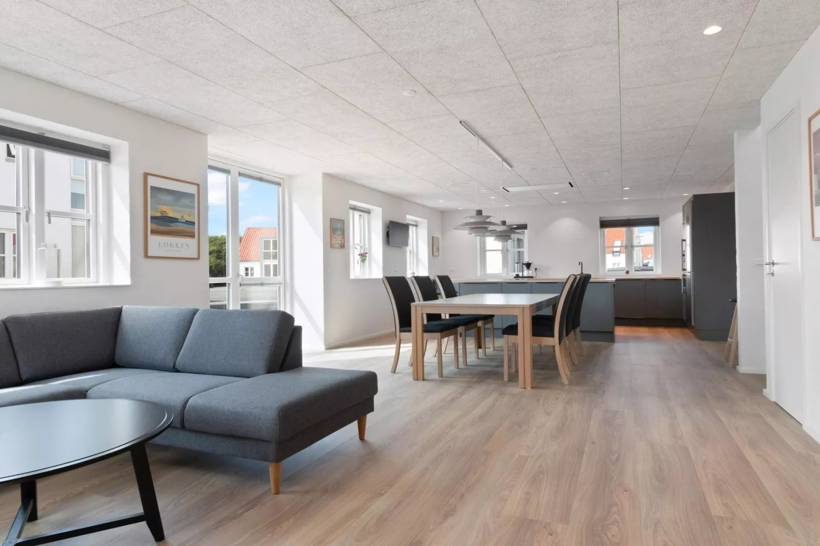 Modern holiday home in Løkken-Indoor