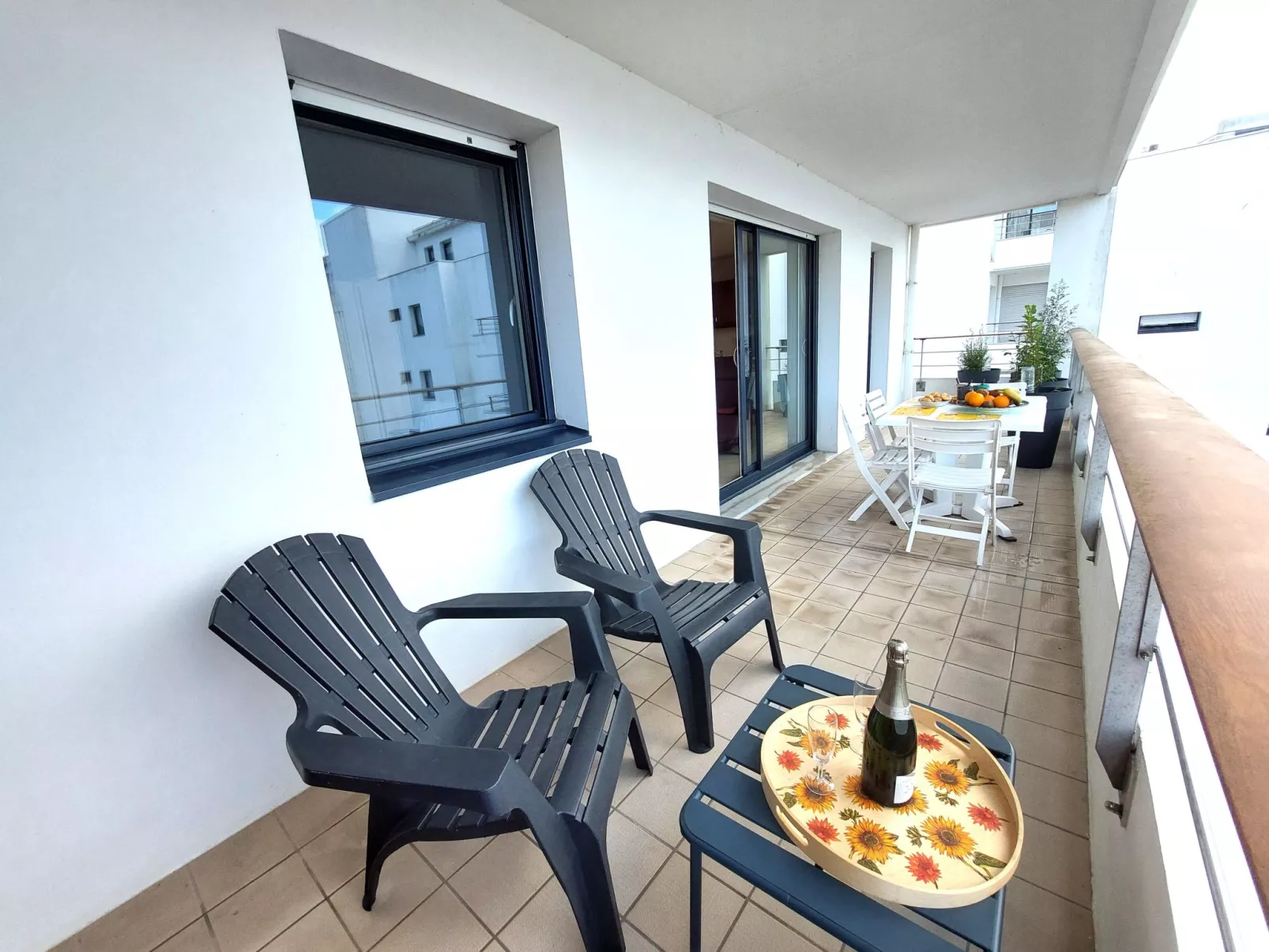 T2 avec balcon,calme et près du port-Draußen