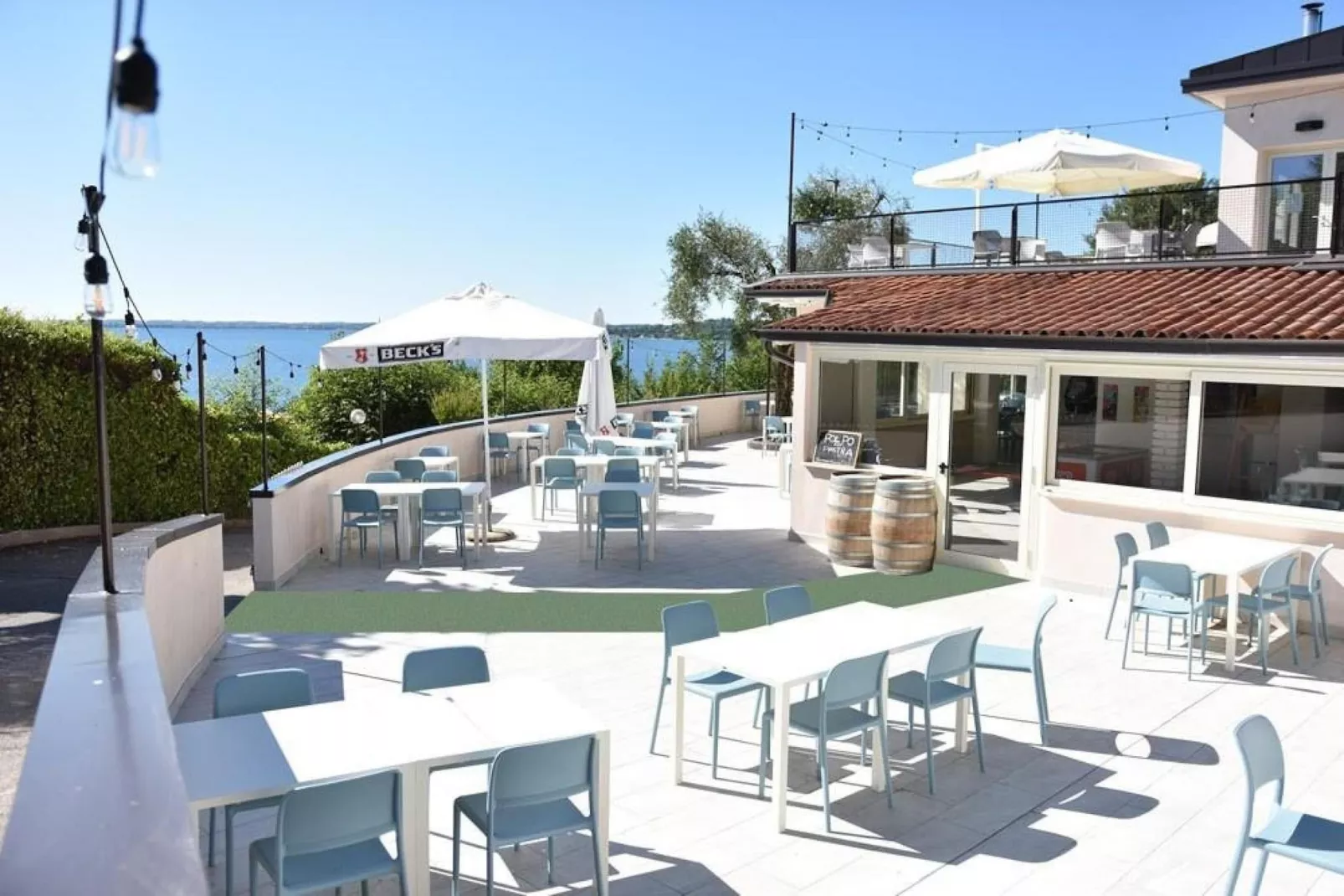 Caravan park della Colombaia Padenghe sul Garda-Safari Tend Dog-View summer
