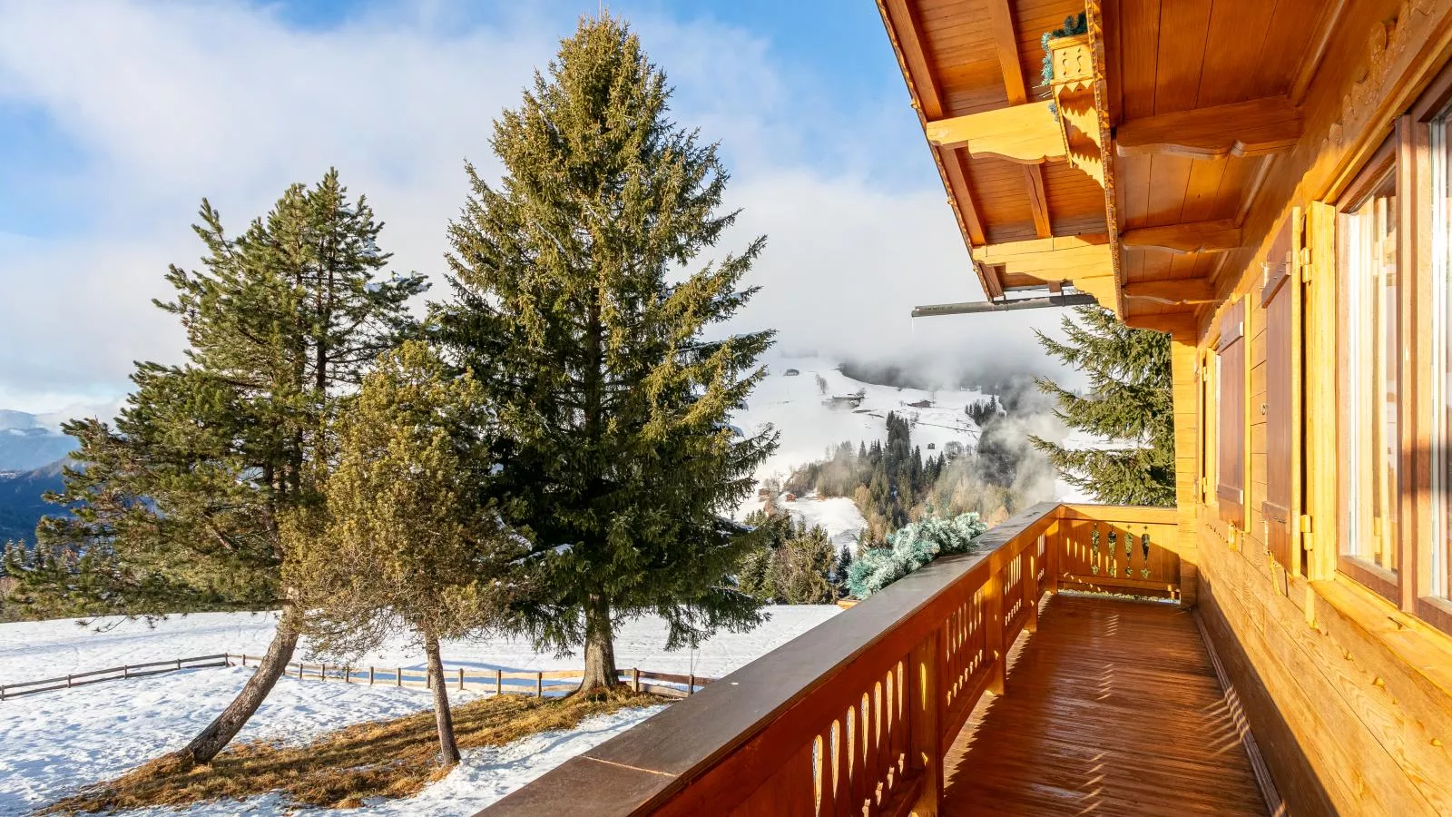 Hütte zum Dillental-Terrace balcony