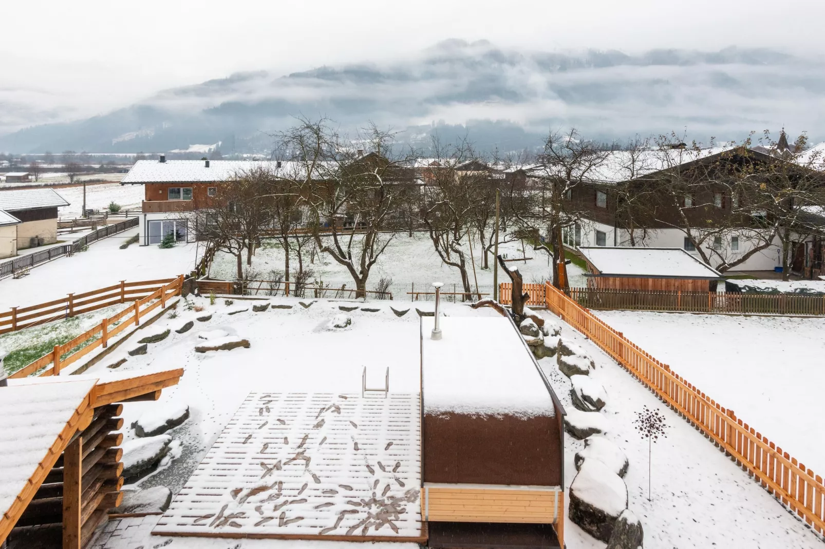 Bauernhaus Guggengut-Aussicht Winter