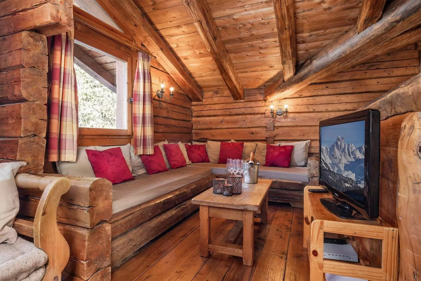 Chalet Elliot Est-Living room