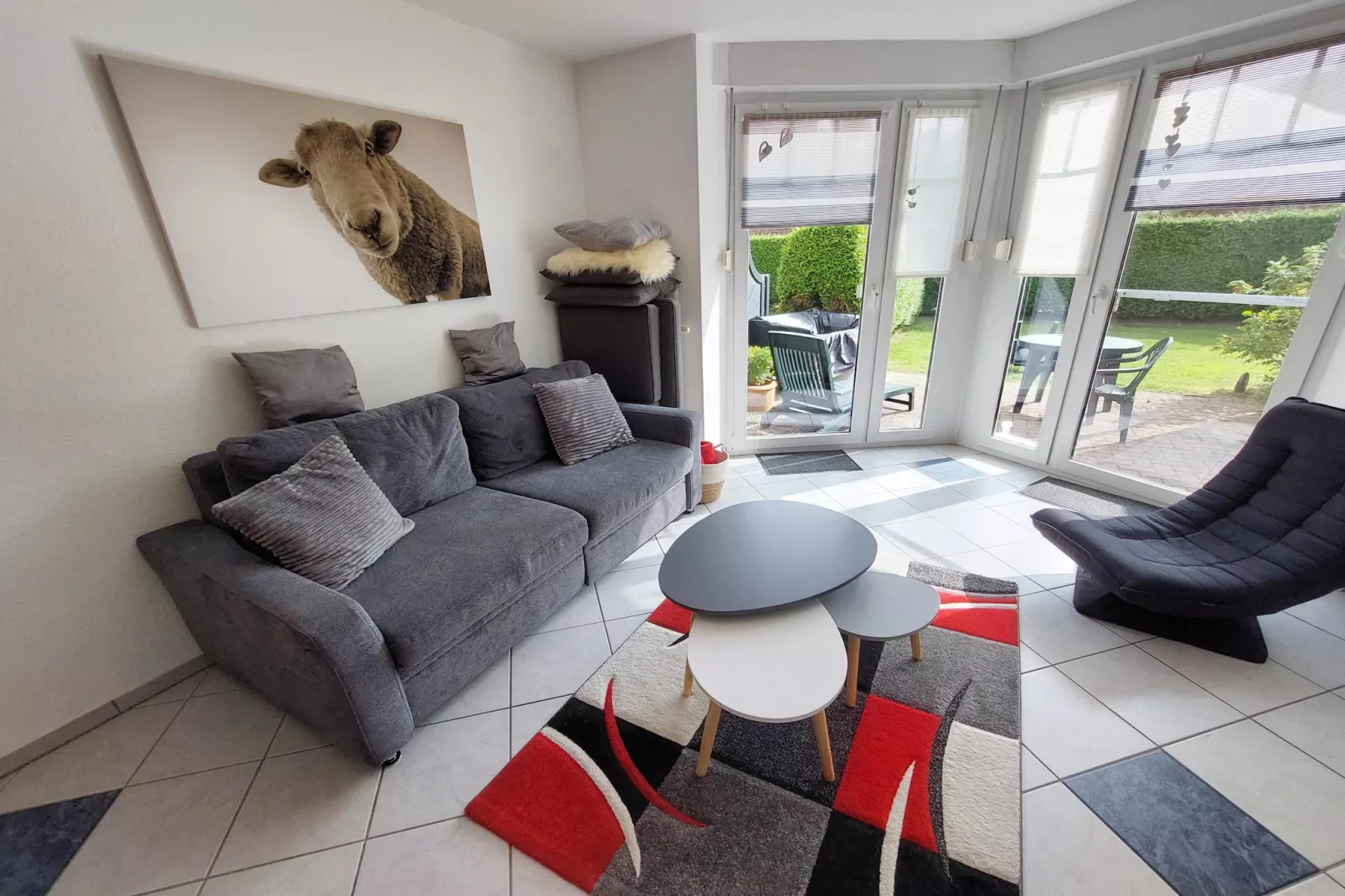 Doppelhaushälfte Wattwurm 34-Living room