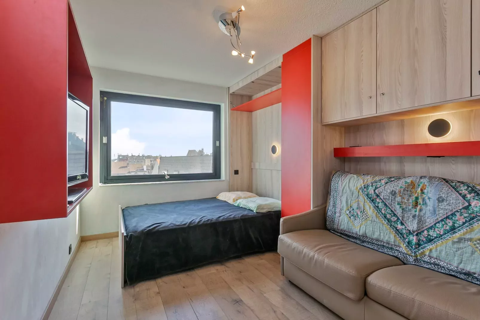 Wohnung mit 4 Zimmern und Terrasse-Schlafzimmer