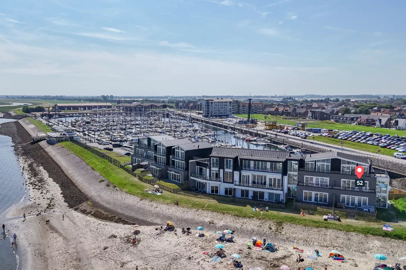 Appartement Vista Maris - Havenweg 8-52  Sint-Annaland Oosterschelde-Außenbereich Sommer