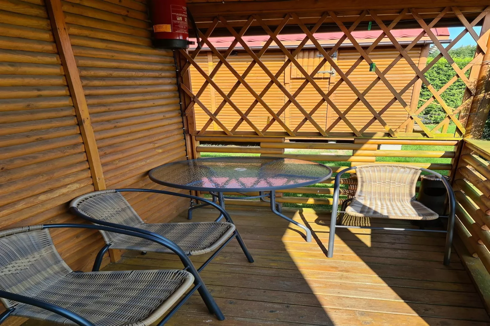 Domki parterowe Jarosławiec-Balcon-terrasse