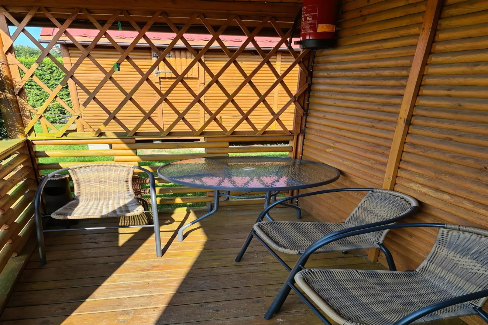 Domki parterowe Jarosławiec-Balcon-terrasse