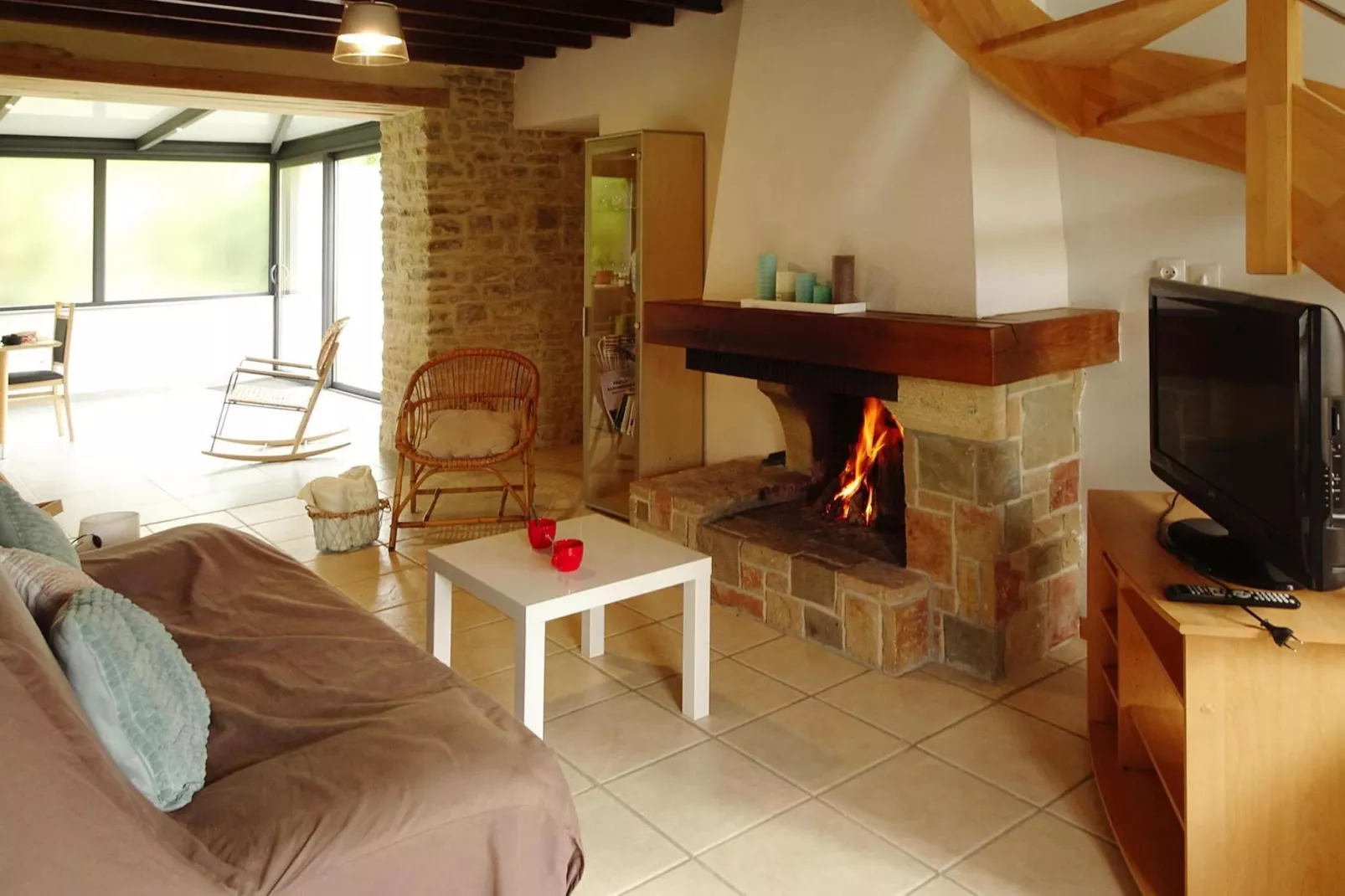 Semi-detached house Brucheville-Living room