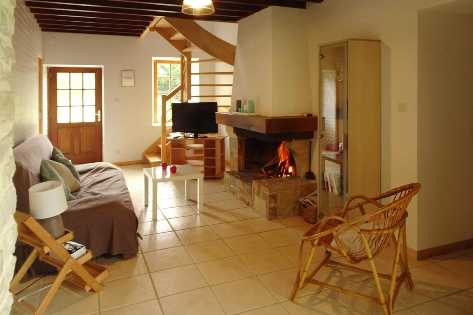 Semi-detached house Brucheville-Living room