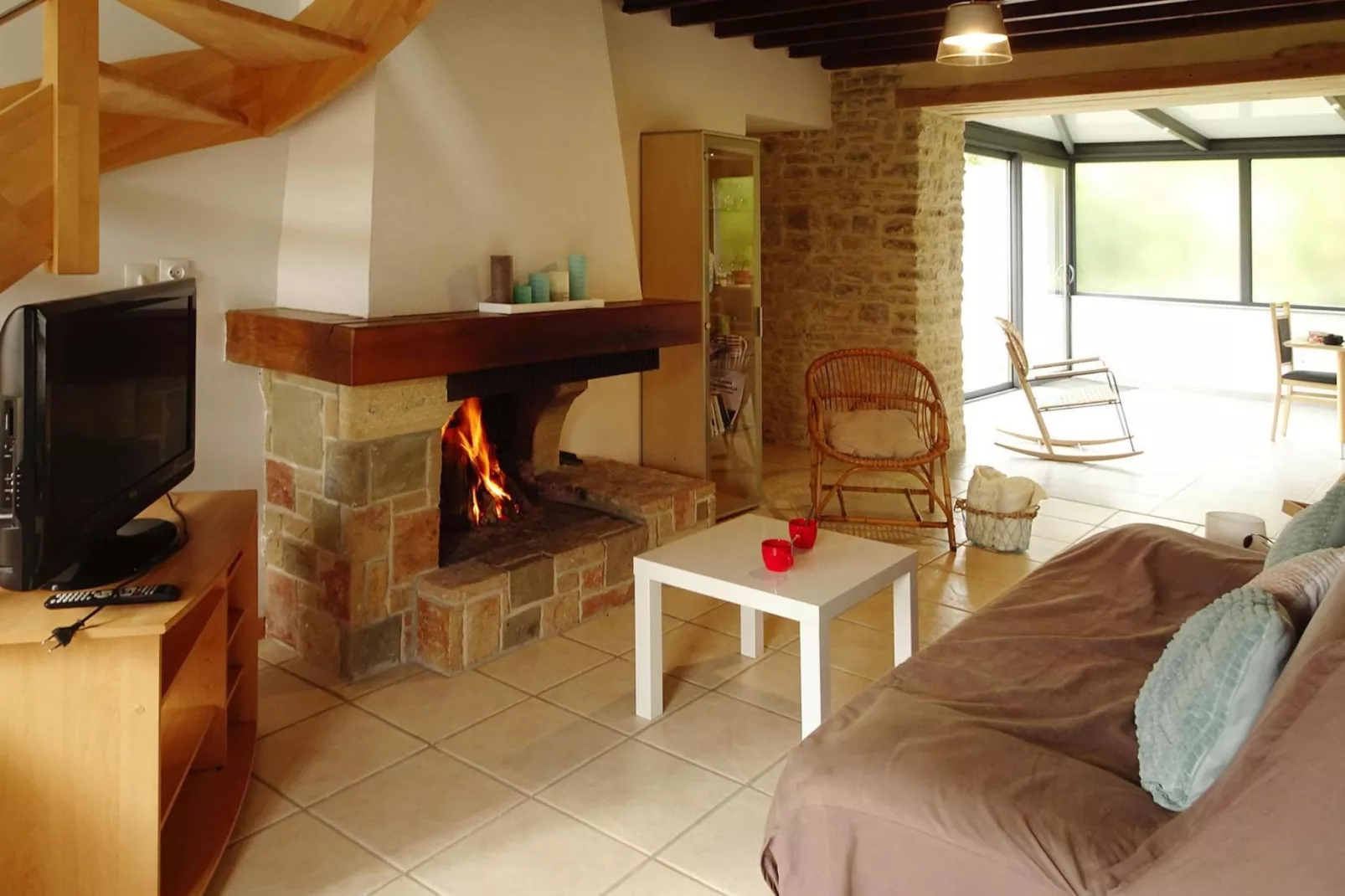Semi-detached house Brucheville-Living room