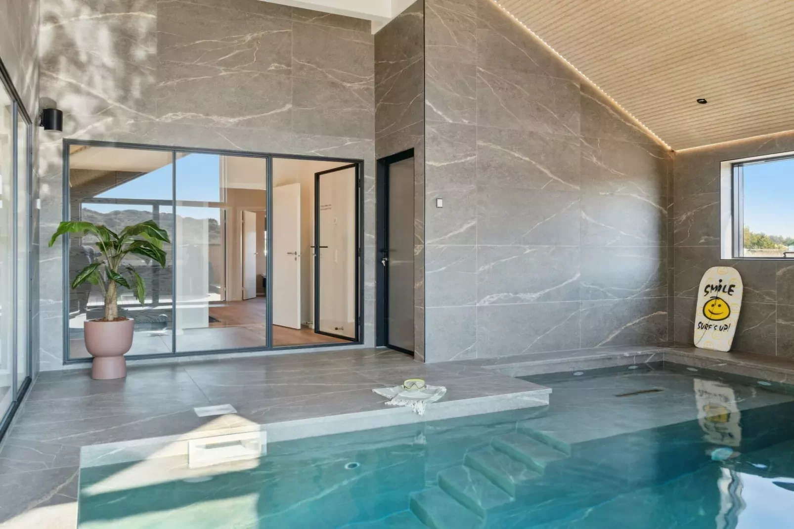 Maison de vacances 5 étoiles à Henne Beach-Piscine