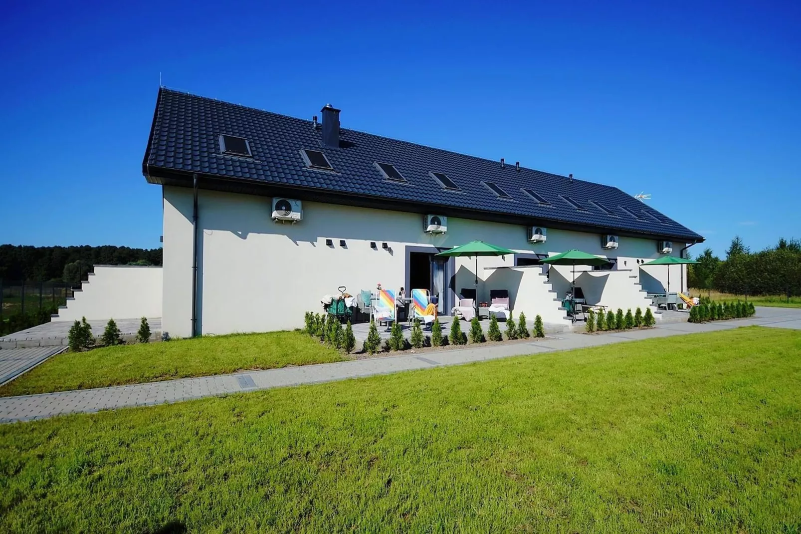 Apartament nr 1 Mielenko-Außenbereich Sommer