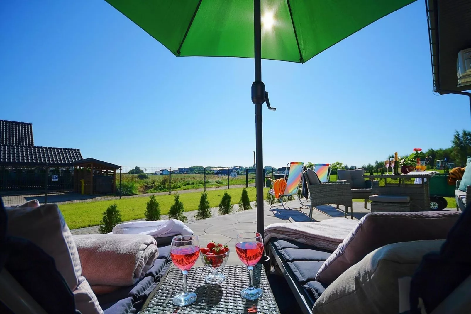 Apartament nr 3 Mielenko-Terrassenbalkon