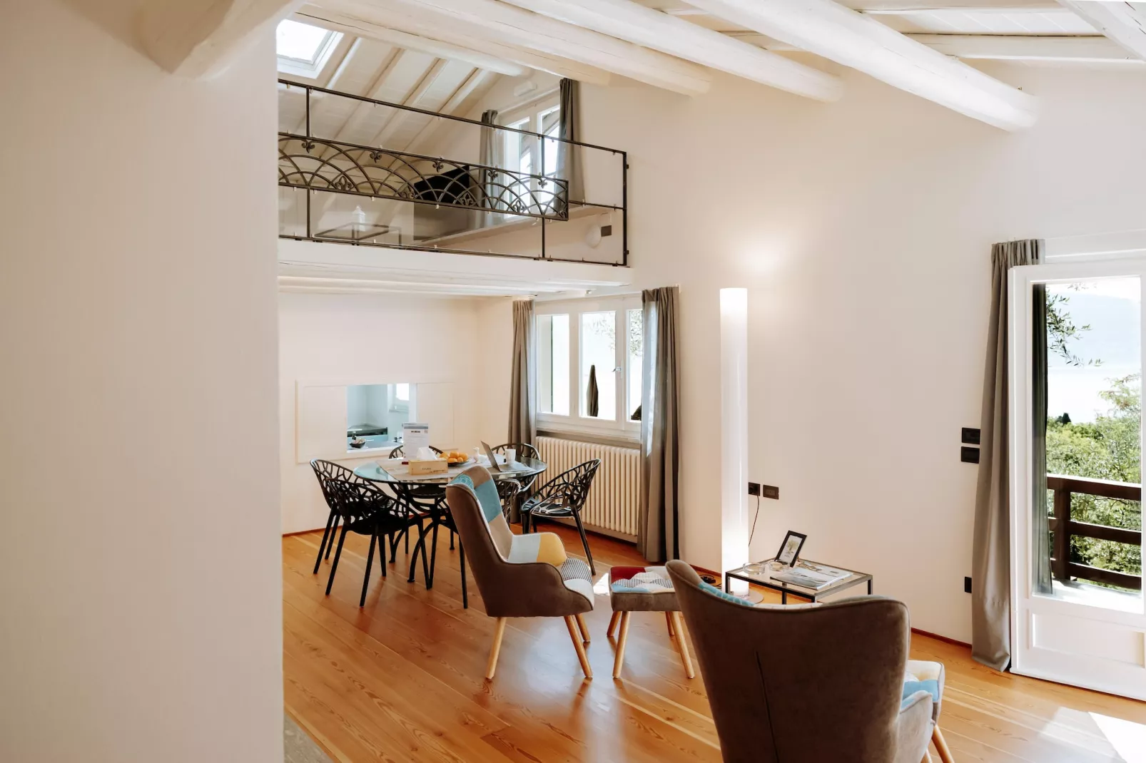 Ferienhaus Casa del Capitano in Gargnano-Living room
