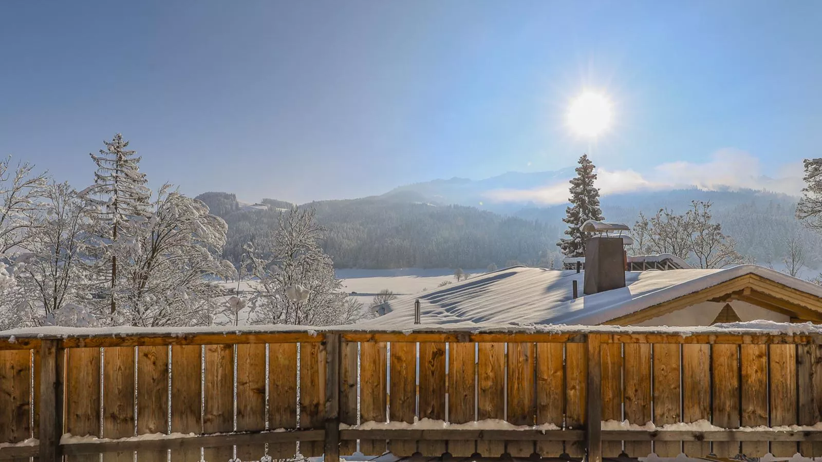 Kitz Hills Chalet Mondschein-View winter