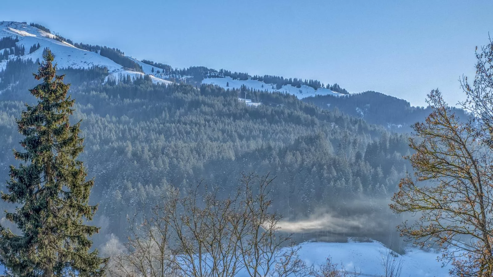 Kitz Hills Chalet Mondschein-View winter