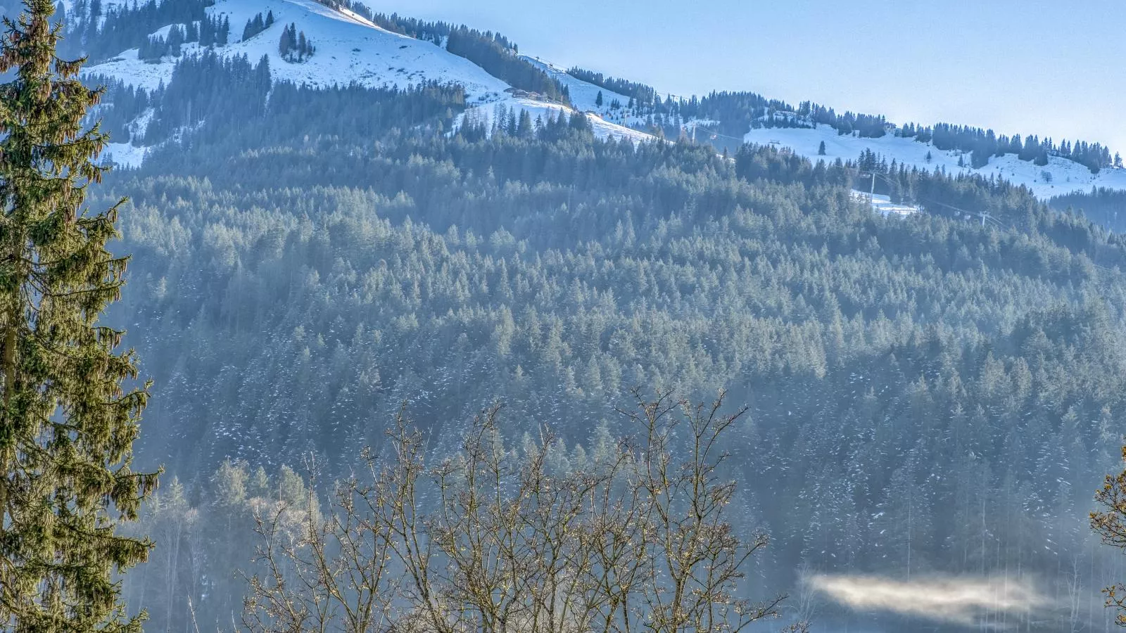 Kitz Hills Chalet Mondschein-View winter