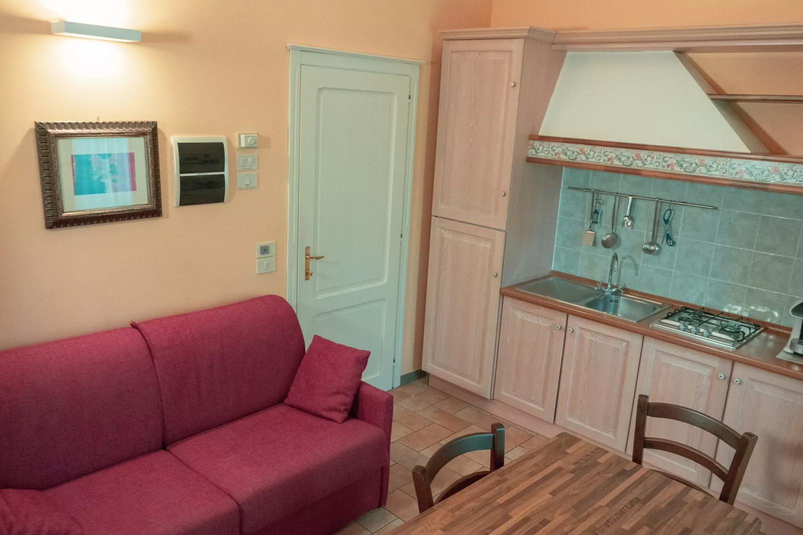 Assisi 3 pax-Living room