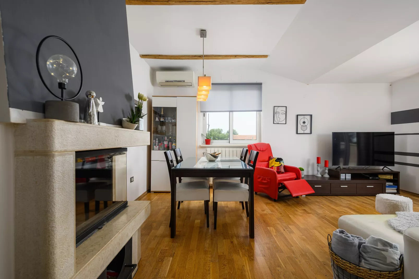 Premium Apartment David-Living room