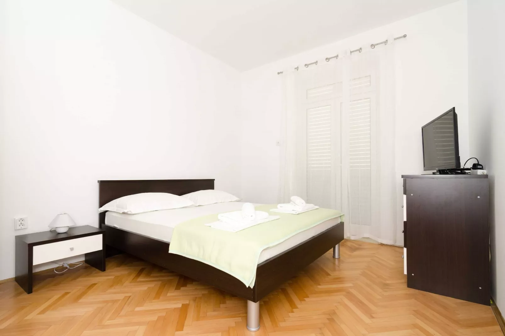 Apartments Isabora - Luxury Two Bedroom Apartment with Terrace and Sea View-Schlafzimmer