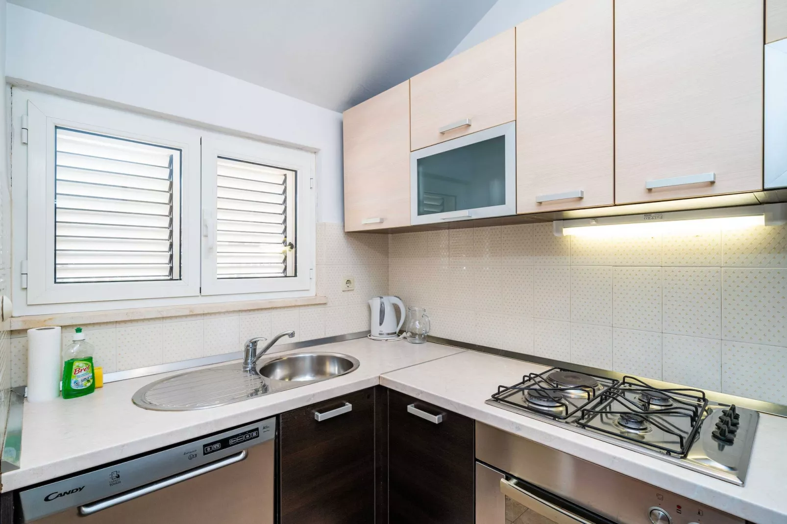 Apartments Isabora - Premium Two-Bedroom Apartment with Terrace and Sea View-Cuisine