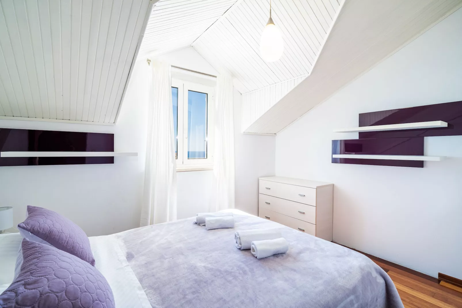 Apartments Isabora - Premium Two-Bedroom Apartment with Terrace and Sea View-Chambre