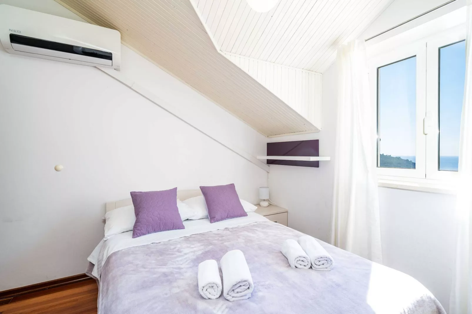 Apartments Isabora - Premium Two-Bedroom Apartment with Terrace and Sea View-Chambre