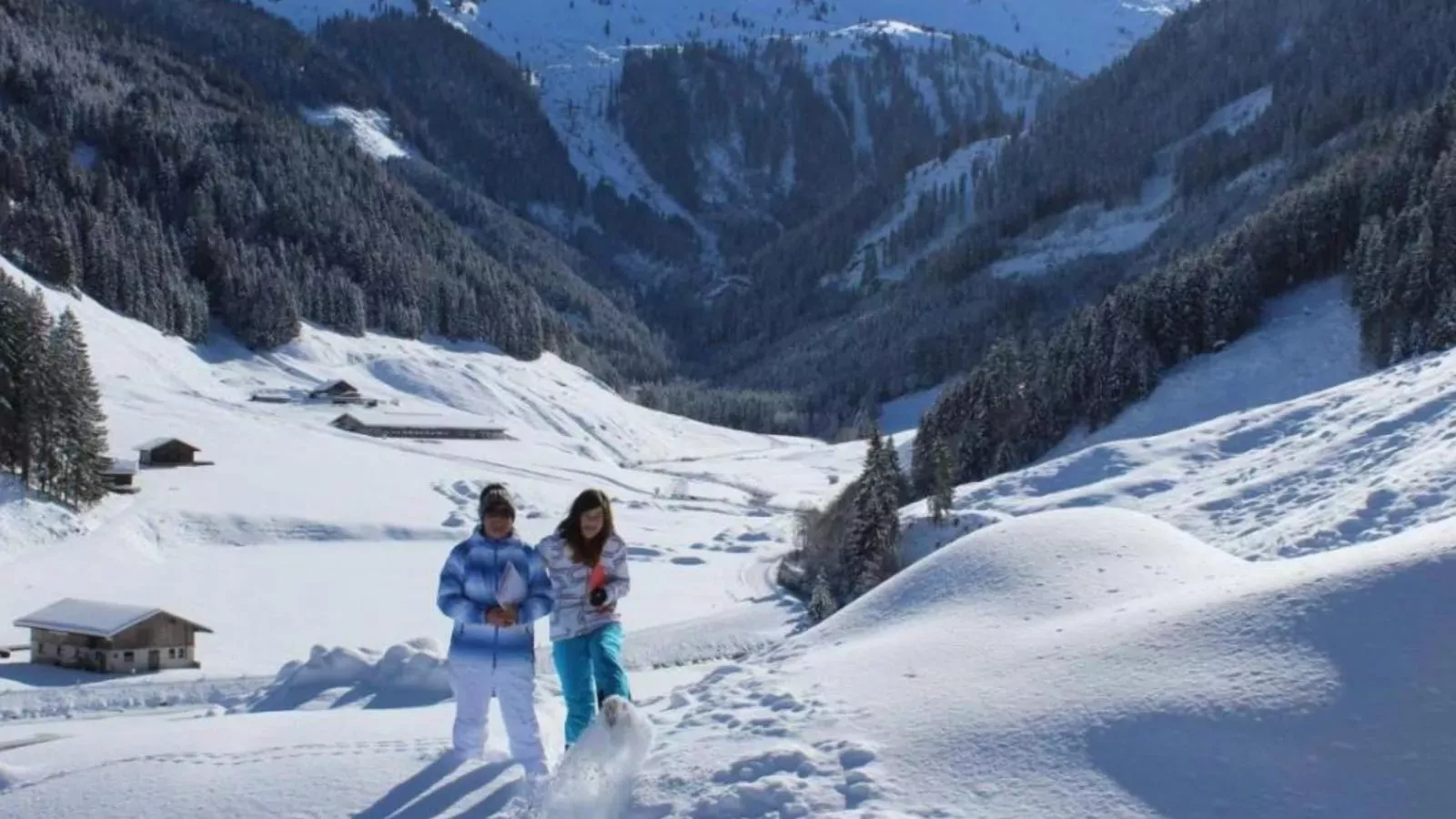 Heualm-Gebiet Winter 1 km
