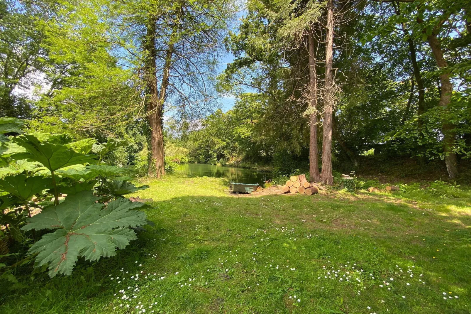 Semi-detached house St Sauveur-le-Vicomte--Gardens summer