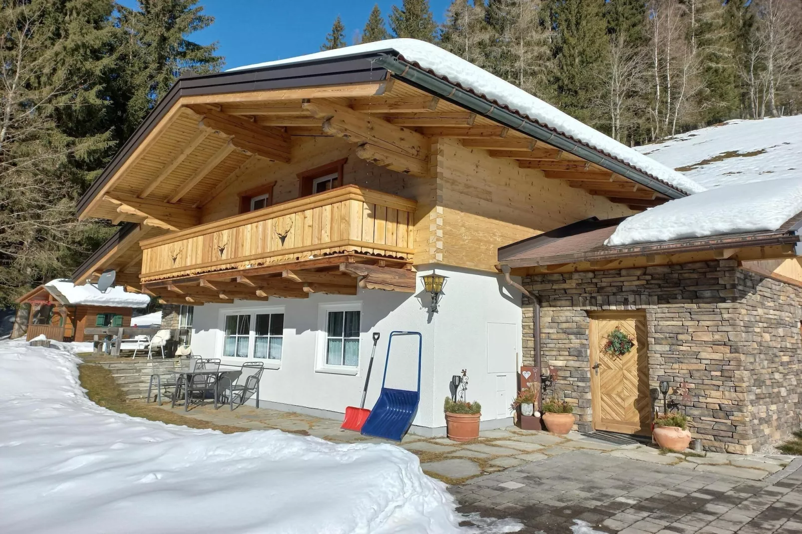 Ferienhaus Aigenberg-Exterior winter