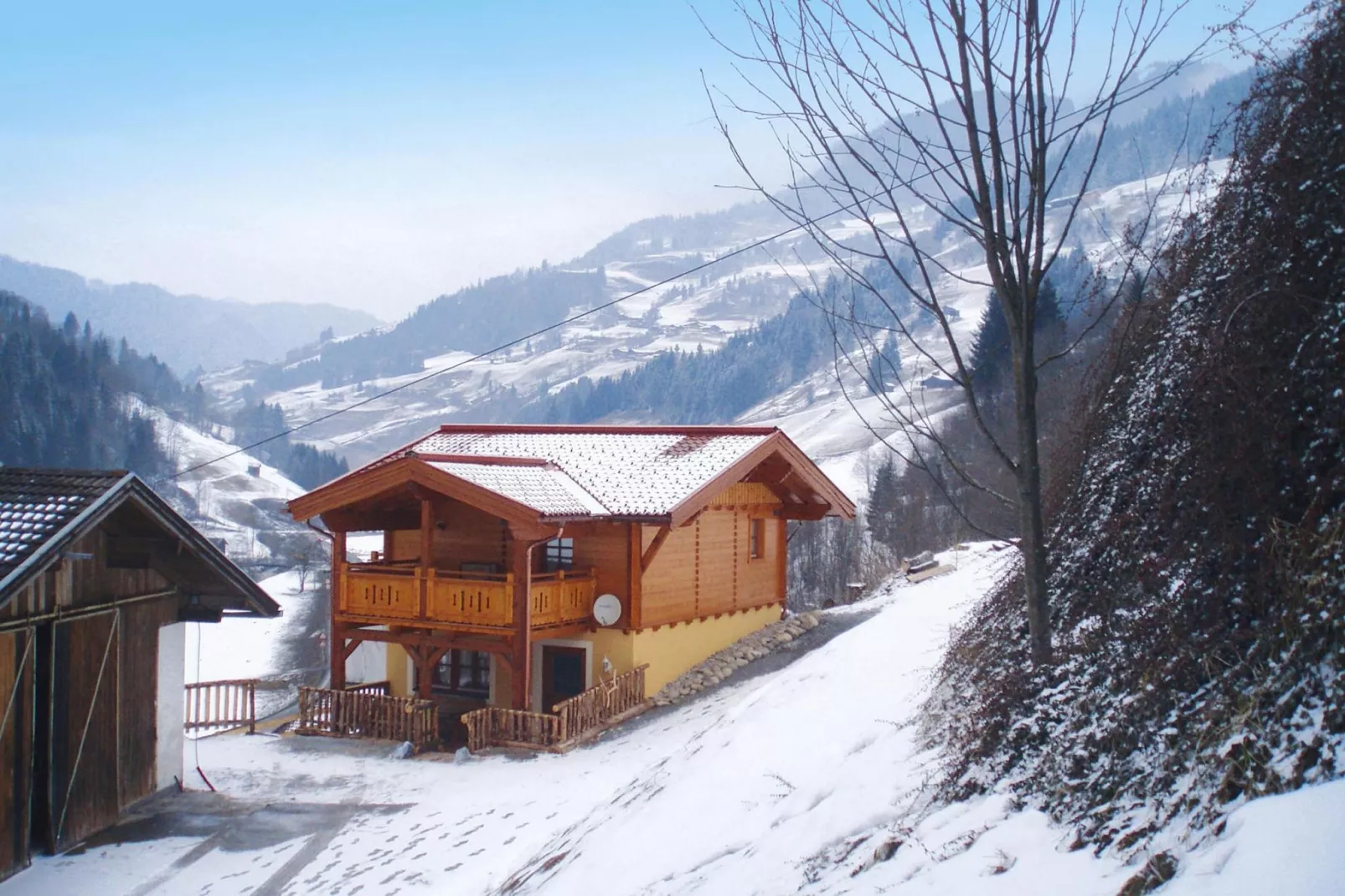 Lieslhütte-Außenbereich Winter