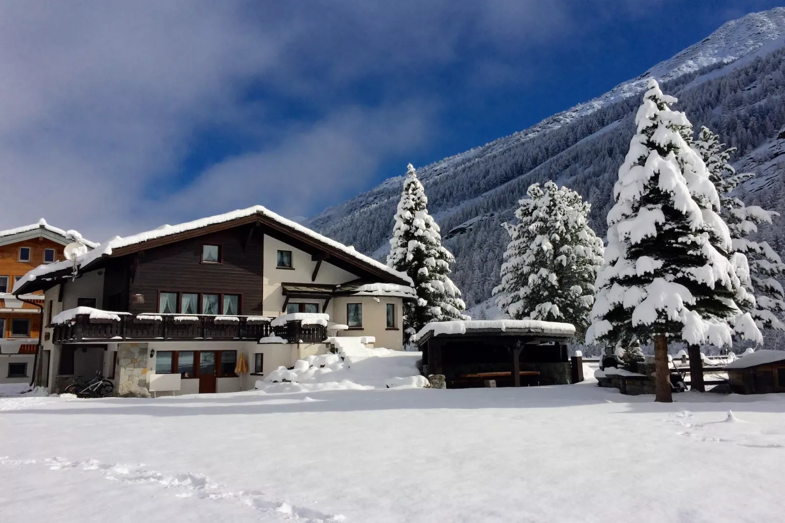 Chalet Sunstar kleine Wohnung-Extérieur hiver