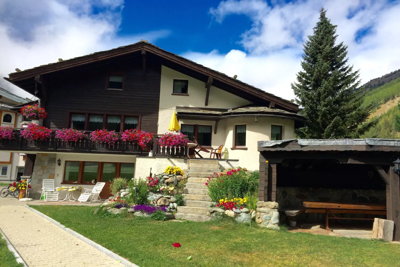 Chalet Sunstar kleine Wohnung-Extérieur été